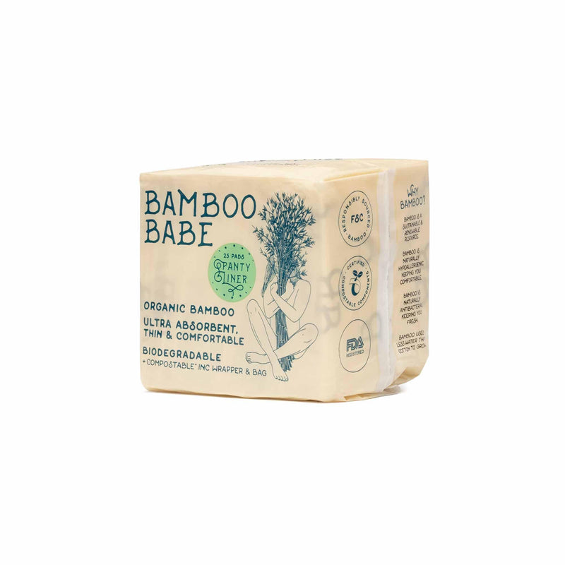 Biodegradable Bamboo Sanitary Pads (panty liner) > Bamboo Babe> Comfily Living Hong Kong