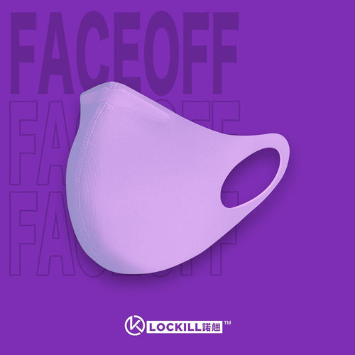 Lockill Faceoff Reusable Mask (Lavender) > 諾翹 Faceoff 可重用 運動口罩薰衣草色 > Comfily Living HK
