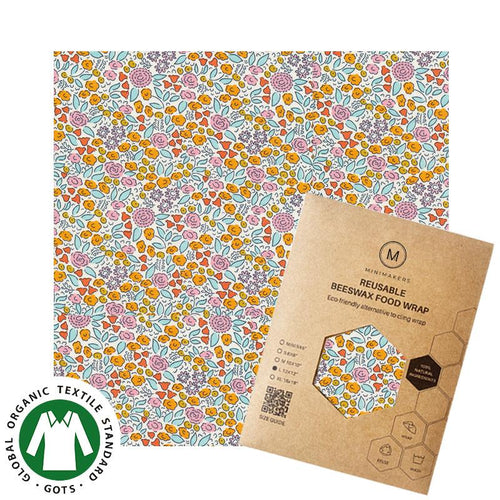 Premium Cotton > Beeswax Wraps > organic > Comfily Living HK > Hong Kong > 香港 蜜蠟布  > Ma petite fleur